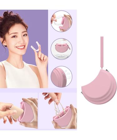 Buy Thin Silicone Orthodontic Bracket Covers | Travel Mouth Protection & Aligner Holder - Soft Silicone in Rose - Buy Online on GoSupps.com