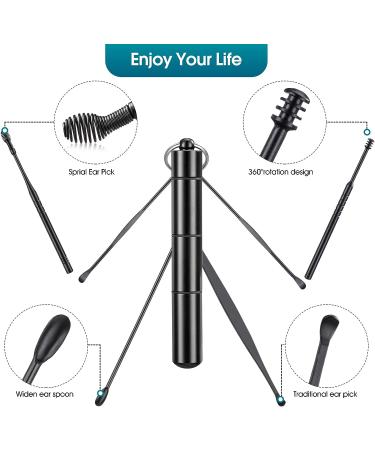 17 Pcs Stainless Steel Ear Wax Removal Tool Set with Cleaning Brush and Storage Box | Ear Cleaner Kit for Earwax Removal - Buy Online on GoSupps.com