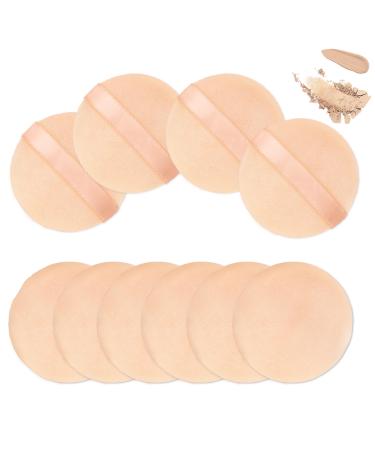10 Pieces Powder Puffs for Face Powder 2.36 inch Makeup Puff for Powder Foundation Velour Powder Puff Pure Cotton Powder Applicator Cotton Cosmetic Powder Makeup Puffs Pads with Ribbon Yellow - Buy Online on GoSupps.com