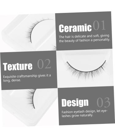 POPETPOP 10 Pairs Natural Dense False Eyelashes Girl Eyelash Beauty Accessory Fashion Mascara False Eyelashes - Buy Online on GoSupps.com