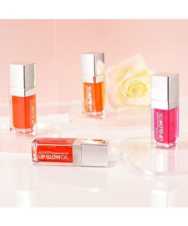 5 Pack Plumping Lip Oil - Long Lasting Hydrating Lip Gloss Tint, Moisturizing & Non-Sticky Lip Balm Set for Dry Lip Care - Buy Online on GoSupps.com