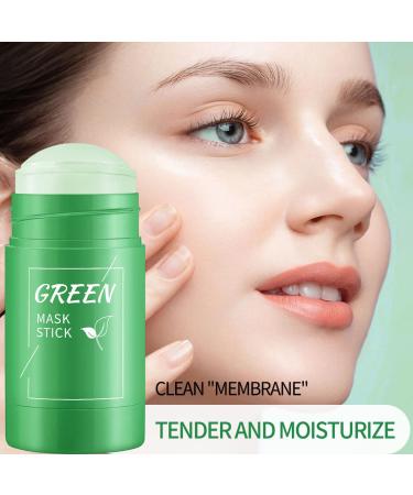 Green Tea Clay Mask Stick for Deep Cleanse and Blackhead Removal - Oil-Control Skincare for Women and Men - Buy Online on GoSupps.com