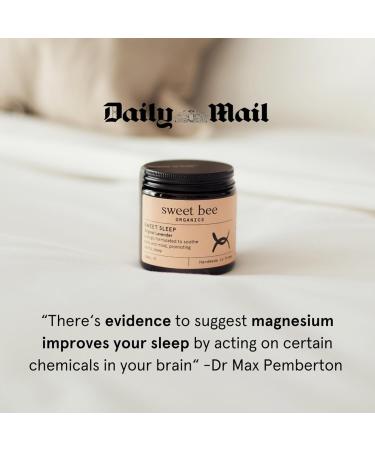 Sweet Bee Organics Magnesium Butter for Sleep - Magnesium Cream for Restless Legs - Sweet Sleep Magnesium Butter - Magnesium Body Butter for Sleep. - Buy Online on GoSupps.com