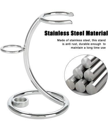 Buy ZJchao Men's Stainless Steel Shaving Tool Kit Portable Brush & Stand Holder for Home & Hotel International Shipping Available - Buy Online on GoSupps.com