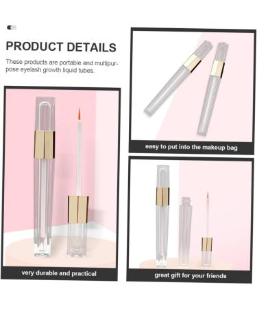 CANIGHT 6pcs Bottle Clear Eyeliner Bottle Empty Eyeliner Tube Clear Container - Buy Online on GoSupps.com