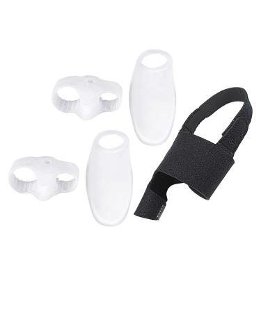 Corrector For Women & Men Toe Separator Orthopedic Corrector 5 Pack Set Big Toe Straightener Non Surgical Hallux Valgus Correction Big Toe Separator Relief Bath That Open to Clean (A One Size) One Size A