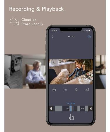 Nooie Baby Monitor - 360 WiFi Baby Camera 1080p HD Night Vision AI Tracking Intercom & Alexa Compatible - Buy Online on GoSupps.com