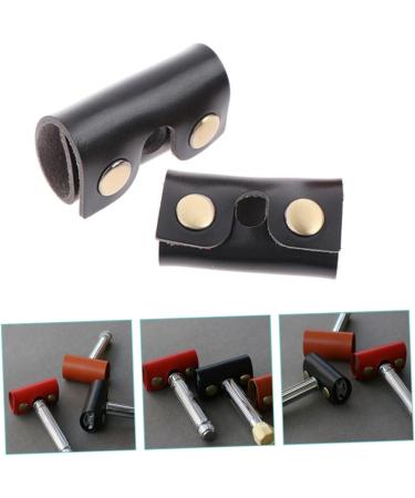 Buy Hemoton Leather Sheath Razor for Men | Portable Shaving Tool | High-Quality Facial Razor & Blades - 1 Piece Black - Buy Online on GoSupps.com