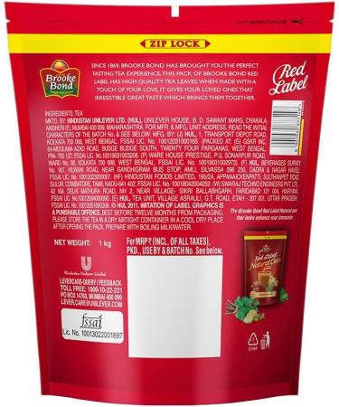 Red Label Tea Leaf 1kg - Buy Online on GoSupps.com