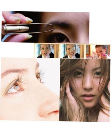 FRCOLOR LED Eyebrow Tweezer Eyebrow Hair Removal Tweezer Eyebrow Tweezer LED Light Eyelash Tweezer Tweezers Eyebrow Clip Stainless Steel Tweezers - Buy Online on GoSupps.com