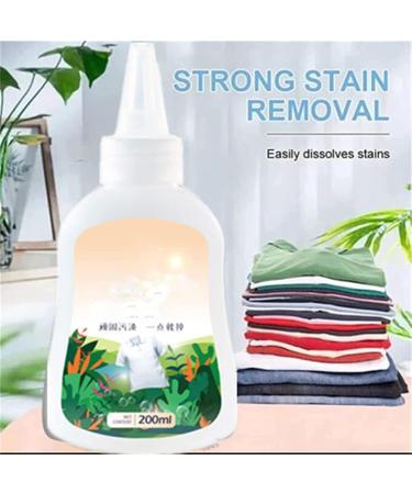 Garment Stubborn Stain Cleaner Fabric Stain Remover Remove Oil Stains Coffee Juice Blood Easily 200ml (1pcs) - Buy Online on GoSupps.com