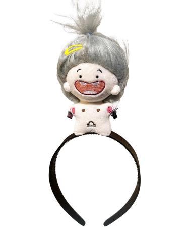 Doll Headband - Constellation Doll Hairband Cute Hairhoops | Cute Hairhoops for Styling Makeup Fashion Plush Doll Hairband for Girls Kids Libra - Buy Online on GoSupps.com