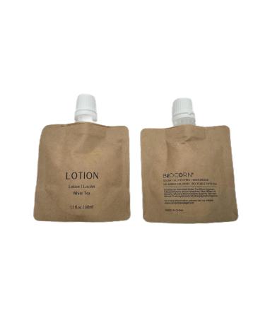 Body Lotion 100 Pack in Recyclable Kraft Paper Pouches - Eco-Friendly 1.1oz/30ml for International Shipping - Buy Online on GoSupps.com