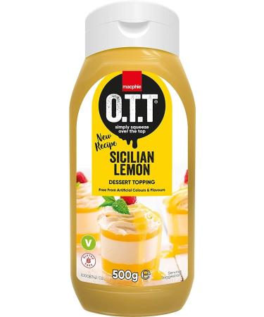 Sicilian Lemon Dessert Topping Sauce Restaurant Quality x2 500g Ideal on Ice cream cakes pancakes waffles or cheese cakes - Buy Online on GoSupps.com