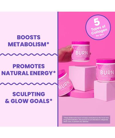 Obvi Burn Box Bundle 24-Hour Support System with 5 Types of Collagen for Wellness Recovery and Vitality Hydrolyzed Collagen Peptides Green Tea Extract and Ashwagandha for Overall Health - Buy Online on GoSupps.com
