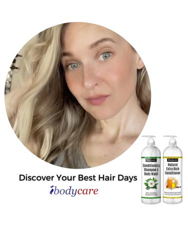 Ultra Hydrating Conditioning Shampoo & Body Wash Set | Natural Extra Rich Conditioner | Sulfate & Paraben Free for Women Men & Children - International Shipping - Buy Online on GoSupps.com