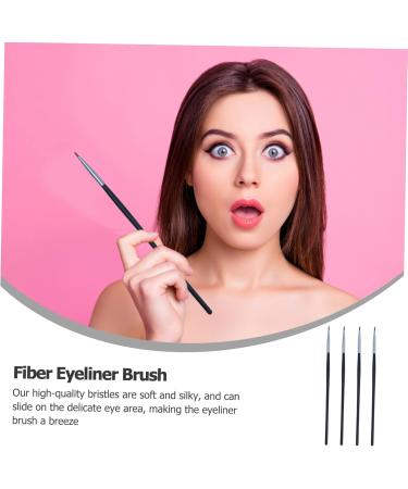 PLAFOPE 4pcs Fine Eyeliner Brush Makeup Eyeliner Wand Travel Makeup Brush Makeup Eye Tool Lip Liner Fiber - Buy Online on GoSupps.com
