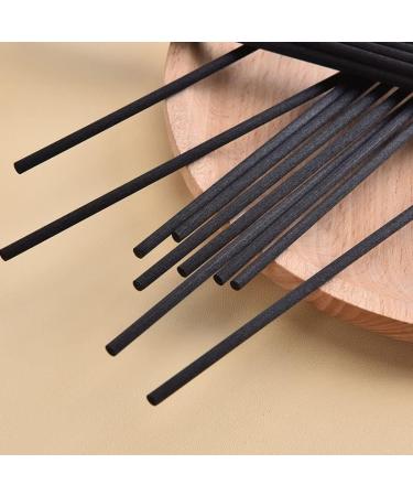 60 Natural Rattan Diffuser Sticks | Aromatherapy Room Fragrance | Eco-Friendly Replacement for Aroma Diffusers - Black - Buy Online on GoSupps.com