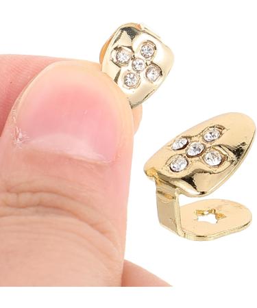 Didiseaon 2pcs Gold Decor Grills Grill Teeth Hip-hop Supplies Props Clothing Men and Women The Cross - Buy Online on GoSupps.com