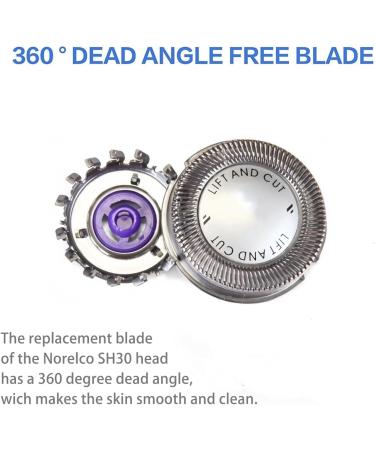 HQ56 Replacement Shaver Heads for Norelco & Philips Razors | Compatible with HQ55 HQ3 HQ4 HQ6 HQ64 HQ300 HQ442 HS190 Series - Buy Online on GoSupps.com