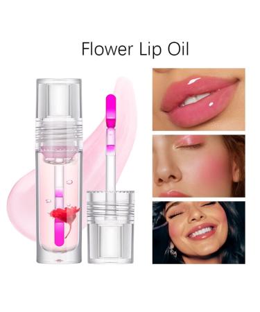 Color Change Lip Gloss & Flower Lip Oil - Long Lasting Moisturizer & Plump Serum for Soft Hydrated Lips - Buy Online on GoSupps.com