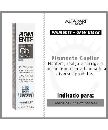 Alfaparf Milano Pigments Color Gray Black 48 ml - Buy Online on GoSupps.com