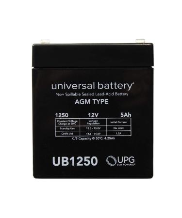 Universal Power Group 12V 5AH SLA Battery for Altronix BT124