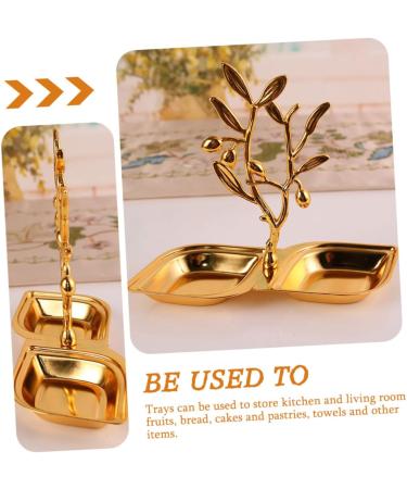 Alipis Food Snack Container Home Household Tray Dried Ktv Practical Dessert Two-Grid Snacks re-usable - Buy Online on GoSupps.com