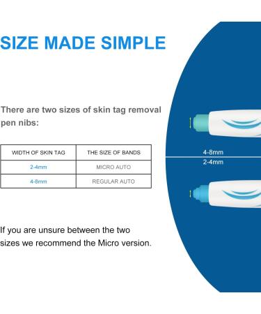 PAIQIU Skin Tag Remover Kit - Effective Tools for 2-4mm & 4-8mm Skin Tags Moles Warts | Facial Care Solution - Buy Online on GoSupps.com