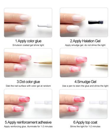 Dijit Water Droplet Gel Nail Polish - Clear Nail Blooming Drawing Gel for Nail Art Design - Buy Online on GoSupps.com