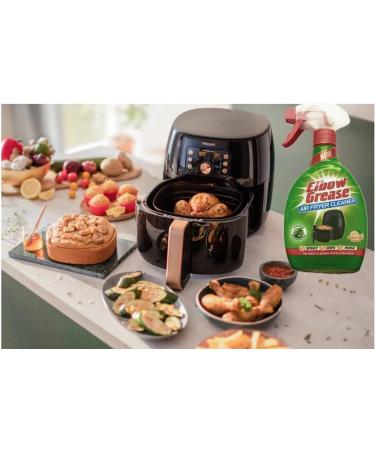 Elbow Grease Air Fryer Cleaner easily cuts through: dirt grease and grime in air fryers.Can be used regularly without damaging the inner workings of the appliance.The Only Cleaner You'll Ever Need! - Buy Online on GoSupps.com