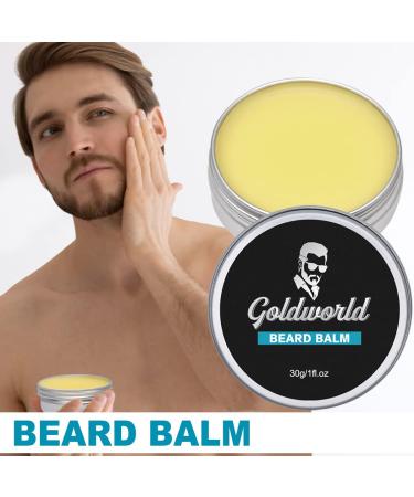 Men's Beard Growth Grooming Kit with Derma Roller - Ideal Birthday & Christmas Gift Set for Him with Beard Oil, Wash, Balm, Comb, and Brush - Buy Online on GoSupps.com