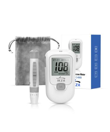 IKZA G-666B Blood Glucose Monitor  ONLY Glucometer Machine with Lancing Device for Diabetes Testing  Finger Pricker for Blood Testing  Not Included Test Strips and Lancets _ Need to Buy Separately