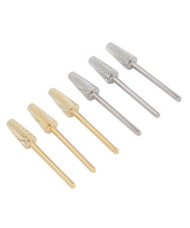 6pcs Nail Art Grinding Heads | Portable Tungsten Steel Nail Drill Bits for DIY & Salon Use - Buy Online on GoSupps.com