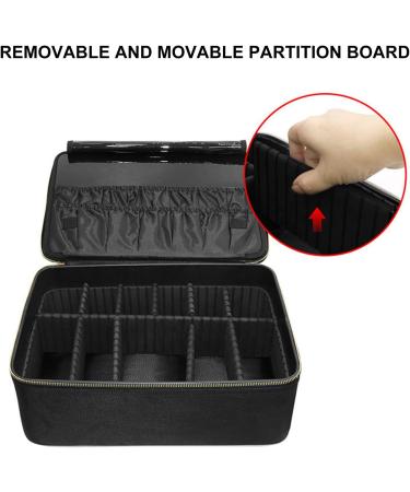 Organisateurs de coupe de cheveux en polyur thane avec plusieurs poches pour ciseaux peignes bouteilles et salon essentiel organisateur professionnel en cuir PU Noir - Buy Online on GoSupps.com