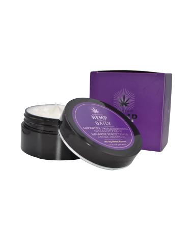 Organic Hemp Daily Intensive Cream with Lavender Essential Oil - 1.7 oz | Vegan & Natural Ingredients - Buy Online on GoSupps.com