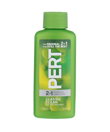 PERT PLUS 2-in-1 Shampoo & Conditioner Classic Clean 1.70 oz (Pack of 6)