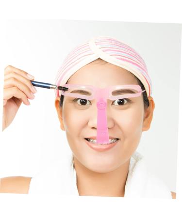 FOMIYES 6 Sets Eyebrow Aid Eyebrow Pen Household Eyebrow Tool Four Generations Replaceable Eyebrow Card 1 count (Pack of 1) Pinkx2pcs - Buy Online on GoSupps.com