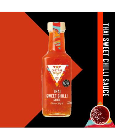 Cottage Delight Sauce Pick N Mix - Create Custom Sauce Combo with 11+ Flavours | Chinese Hoisin Fiery Caribbean Gourmet Burger Peppered Steack | Sauce Gift Set for Sauce Lovers - Pack of 5 X 220ml - Buy Online on GoSupps.com