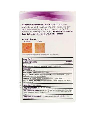 Mederma Advanced Scar Gel 1.76 oz - Effective Scar Treatment for Smooth Skin - Buy Online on GoSupps.com