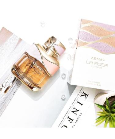 Armaf La Rosa Pour Femme Eau De Parfum 100ML For Her Floral Fragrance Perfume For Women La Via (Pack of 2) 3.4 Fl Oz (Pack of 2) - Buy Online on GoSupps.com