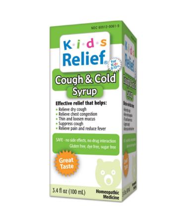 Kids Relief Cough & Cold Homeopathic Medicine