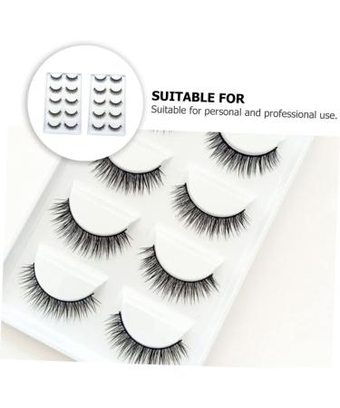 minkissy 10 Pairs Fake Eyelashes 5d Magnetic Eyelashes Reusable Flase Lash Cosplay Lashes Short Fake Eye Lashes Stick on Eyelashes False Lashes Faux Lashes Miss Chemical Fiber Natural - Buy Online on GoSupps.com