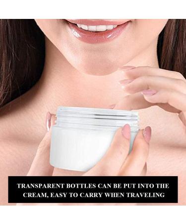 12PCs Clear Mini Plastic Containers - 100ml/80g Empty Small Cans for Creams DIY & Roben Cosmetics - Wide Mouth with Lid - Buy Online on GoSupps.com