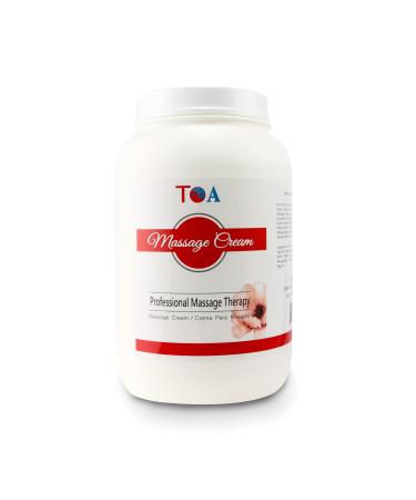TOA Unscented Cream Jar Massage Hydrating Body Spa Bottle (1 Gallon)