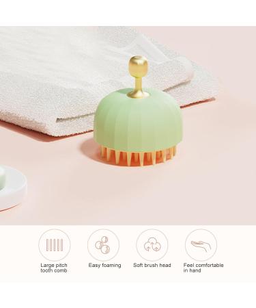 NSXAYIWE Head Massager | Elastic Scalp Washer for Relaxation & Blood Circulation | Soft Silicone Head Massage Device for All Scalp Types - Buy Online on GoSupps.com