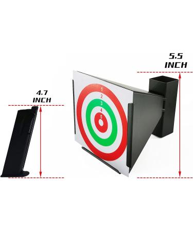 Atflbox BB Gun Trap with 50pcs Paper Target Bullet Catcher Shooting Target for Airsoft  Pellet  Rifle TARGET AND PAPER - Buy Online on GoSupps.com