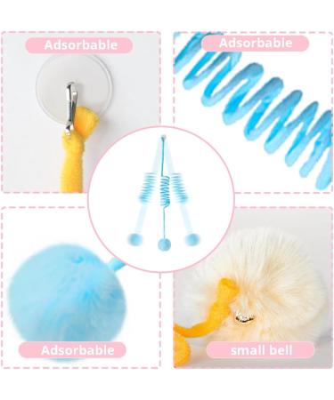 Quxvena 4-Piece Interactive Hanging Cat Toys - Retractable Magic Wand for Intelligent Kittens - Self-Employment Door Frame Fun - Buy Online on GoSupps.com