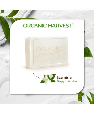 Luxurious Jasmine Bathing Bar - 100% Organic Sulphate & Paraben-Free | Gentle Cleansing Soap for Relaxing Showers | 125gm - Buy Online on GoSupps.com