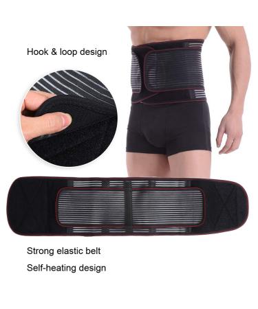 Heating Warm Waist Belt - XL Lumbar Massage & Support for Healthcare Relief - Buy Online on GoSupps.com